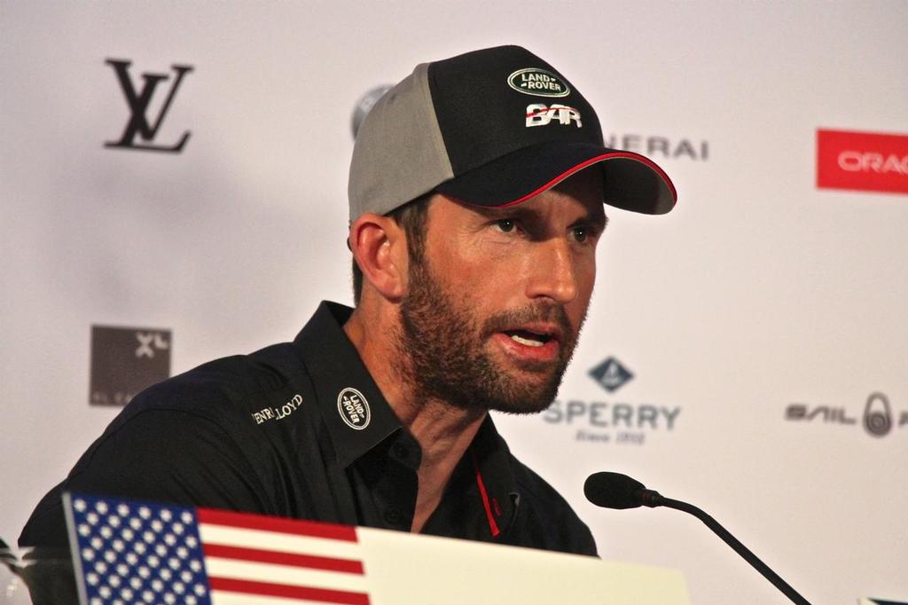 Sir Ben Ainslie (Land Rover BAR) - 35th America’s Cup - Opening Media Conference, May 24, 2017 © Richard Gladwell www.photosport.co.nz