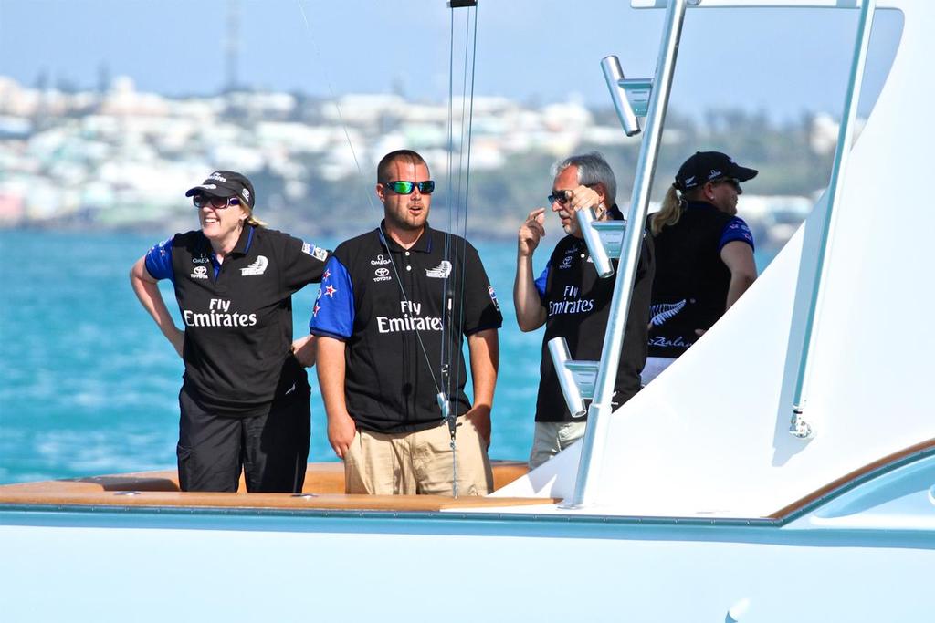 Kiwi supporters  - 35th America's Cup - Bermuda  May 28, 2017 &copy; Richard Gladwell www.photosport.co.nz