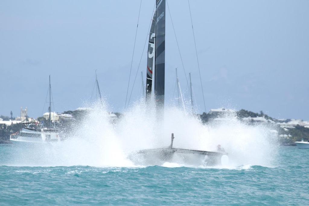 5. Race 8 - Land Rover BAR  - Nosedive - 35th America's Cup - Bermuda  May 28, 2017 © Richard Gladwell www.photosport.co.nz