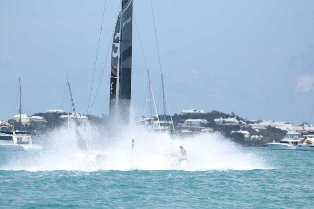 6. Race 8 - Land Rover BAR  - Nosedive - 35th America's Cup - Bermuda  May 28, 2017 © Richard Gladwell www.photosport.co.nz