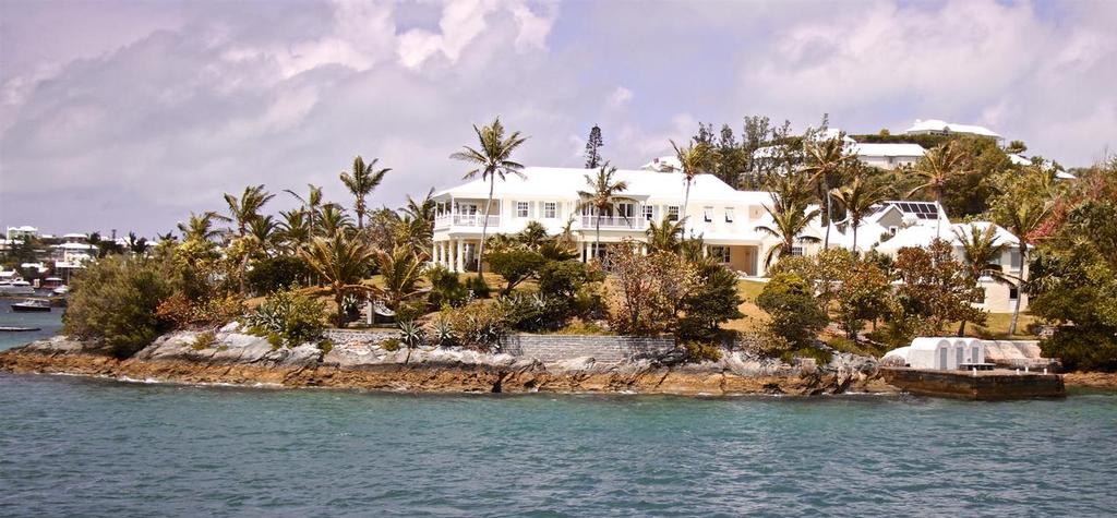Waterfront mansions - Bermuda - May 24, 2017 photo copyright Richard Gladwell www.photosport.co.nz taken at  and featuring the  class