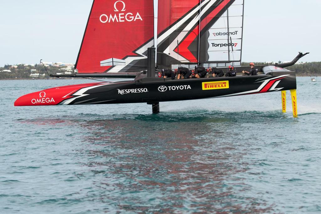 Pirelli has signed on with Emirates Team New Zealand © Hamish Hooper/Emirates Team NZ http://www.etnzblog.com