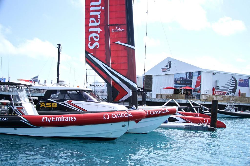 Emirates Team New Zealand base - Round Robin 2, Day 4 - 35th America's Cup - Bermuda  May 30, 2017 © Richard Gladwell www.photosport.co.nz