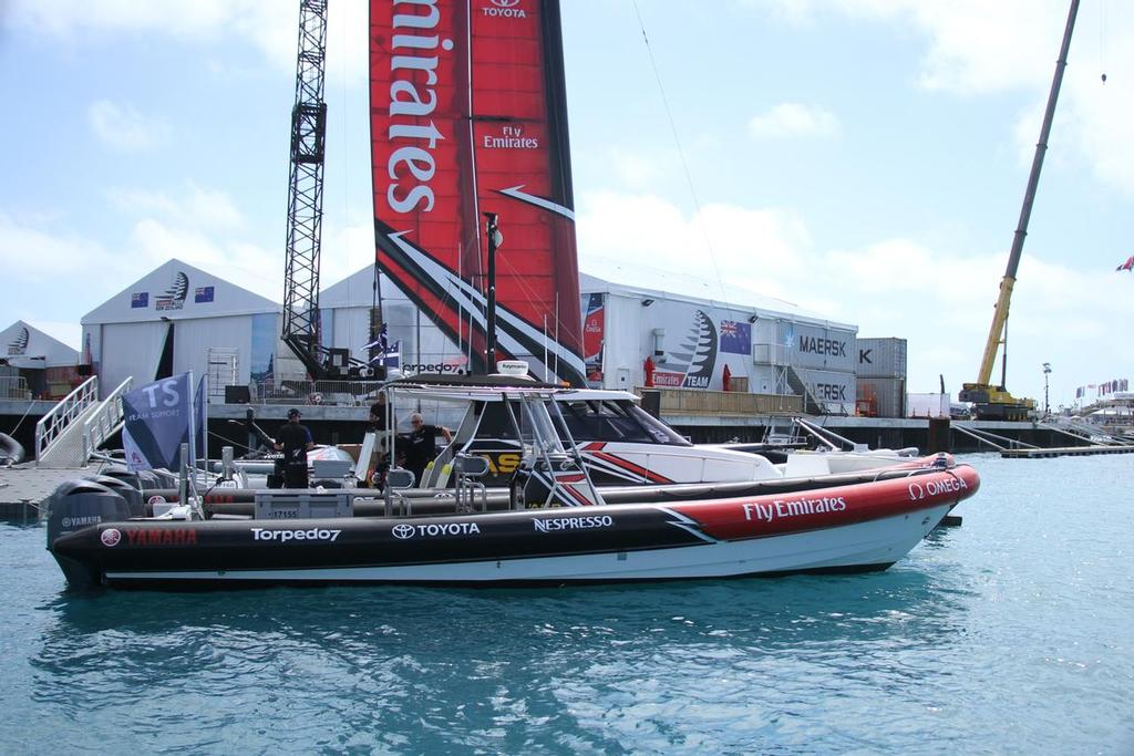 Emirates Team NZ base - Round Robin 2, Day 4 - 35th America's Cup - Bermuda  May 30, 2017 © Richard Gladwell www.photosport.co.nz