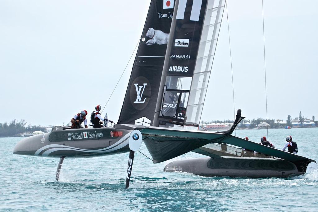 Softbank Team Japan leads OTUSA - Round Robin 2, Day 6 - 35th America’s Cup - Bermuda  June 1, 2017 © Richard Gladwell www.photosport.co.nz