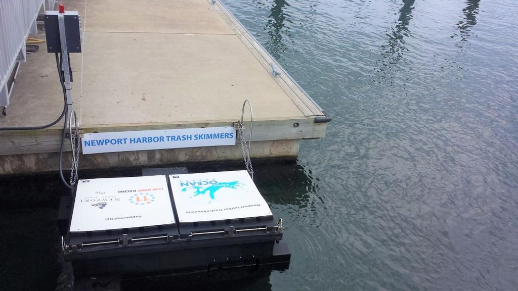 Marina Trash Skimmers © Clean Ocean Access © 11th Hour Racing