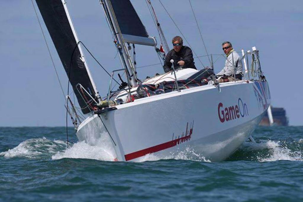 Ian Hoddle's Sunfast 3600 Game On, winner of the 20 Strong IRC Two Handed Class.  - 2017 De Guingand Bowl Race © RORC