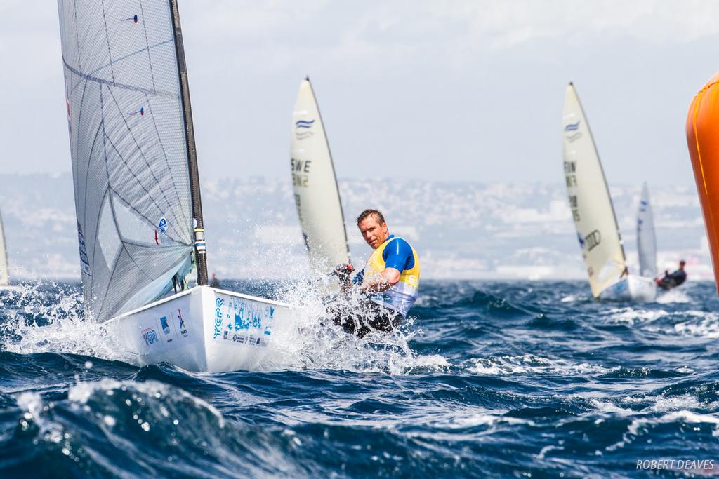 Ed Wright, GBR - 2017 Finn European Championship &copy;  Robert Deaves