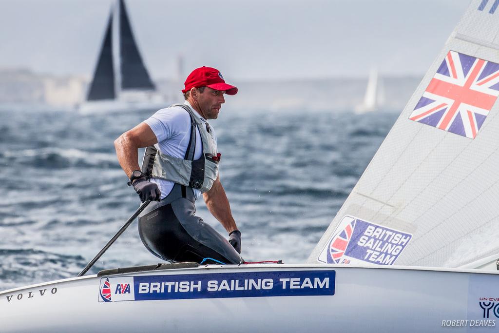 Ed Wright, GBR - 2017 Open Finn European Championship ©  Robert Deaves