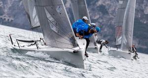 Claudio Ceradini's Altea ITA722 helmed by Andrea Racchelli, also boat of the day on Day 2 in Riva - Melges 24 European Sailing Series photo copyright  IM24CA/ZGN/Mauro Melandri taken at  and featuring the  class