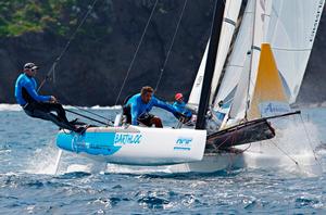 Prix St Barth Assurances – Thibault Tallieu and Guillaume Sangiardi – Saint-Barth Cata Cup 2016 photo copyright  Alain Blanchard taken at  and featuring the  class