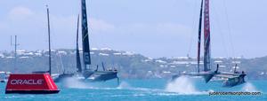 Day 4 – Race 1 - Emirates New Zealand and Artemis Racing - Louis Vuitton America's Cup photo copyright  Jude Robertson http://juderobertsonphoto.wix.com/pix taken at  and featuring the  class