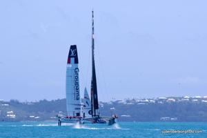 Day 4 – Race 2 - Oracle Team USA and Groupama Team France - Louis Vuitton America's Cup photo copyright  Jude Robertson http://juderobertsonphoto.wix.com/pix taken at  and featuring the  class