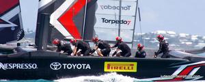 Day 2 – Race 3 – Emirates Team New Zealand - Louis Vuitton America's Cup photo copyright  Jude Robertson http://juderobertsonphoto.wix.com/pix taken at  and featuring the  class