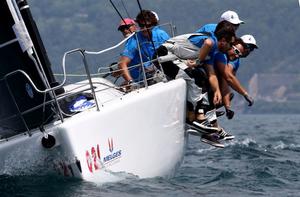 Race 1 – Melges 32 World League photo copyright  Max Ranchi Photography http://www.maxranchi.com taken at  and featuring the  class