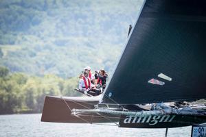 D35 Alinghi - Ernesto Bertarelli photo copyright Loris von Siebenthal http://www.myimage.ch taken at  and featuring the  class