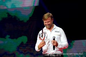 The heroes celebrated together for one last time in les Sables d'Olonne - Vendée Globe photo copyright  Olivier Blanchet / DPPI / Vendee Globe http://www.vendeeglobe.org/ taken at  and featuring the  class