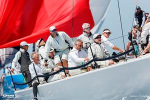 Alegre with new Tactician onboard – Andy Horton – Rolex TP52 World Championship photo copyright Nico Martinez/ Martinez Studio taken at  and featuring the  class