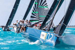 Azzurra lead the 2017 52 Super Series photo copyright Martinez Studio/52 Super Series taken at  and featuring the  class