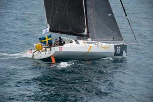 A close battle on the water for the two Pogo 12.50s. Talanta at the start of the Antigua Bermuda Race photo copyright Ted Martin taken at  and featuring the  class