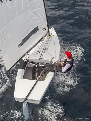 Day 3 – Nick Craig – OK Dinghy World Championship photo copyright  Robert Deaves taken at  and featuring the  class