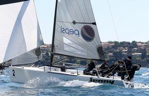 The past Olympian sailor and Melges 24 Corinthian World Champion Tõnu Tõniste on Lenny EST790 in Porotoroz Melges 24 Regatta 2016. photo copyright IM24CA / Andrea Carloni taken at  and featuring the  class