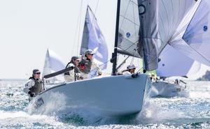 The American crew Monsoon USA851 of Bruce Ayres with Mike Buckley calling tactics - 2017 Melges 24 European Sailing Series photo copyright  IM24CA/ZGN/Mauro Melandri taken at  and featuring the  class