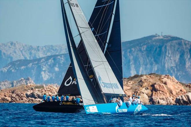 Peninsula Petroleum and Bronenosec Sailing Team - Porto Cervo 2015 – RC44 Championship ©  Martinez Studio / RC44 Class