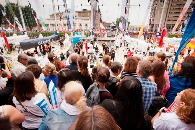 Clipper Race start © Clipper Ventures
