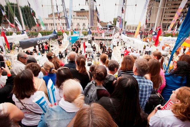 Clipper Race start © Clipper Ventures