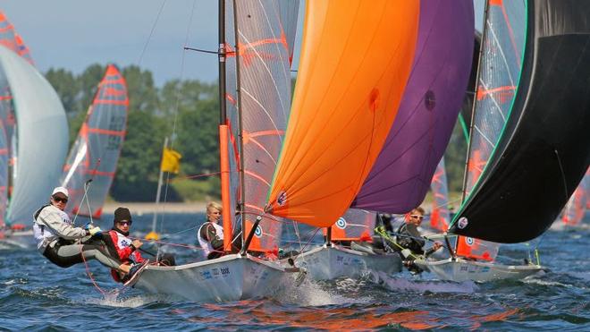 Vladimir Loginov and Daniil Usachev in 29er class - Kiel Week 2017 ©  Kieler Woche / okPress.de