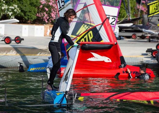 Foiling boats trials at Foiling Week Garda ©  Martina Orsini