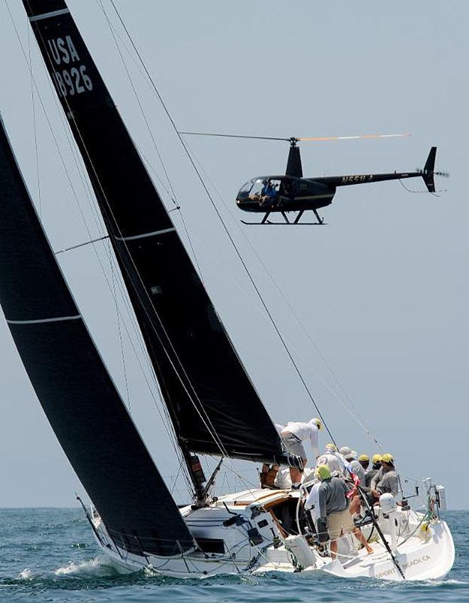 Horizon won the start today at the pin end - 2017 Transpac Race ©  Doug Gifford / Ultimate Sailing