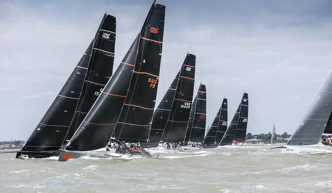 FAST40+ Start  - Day 1 - RORC IRC National Championship 2017 © Paul Wyeth