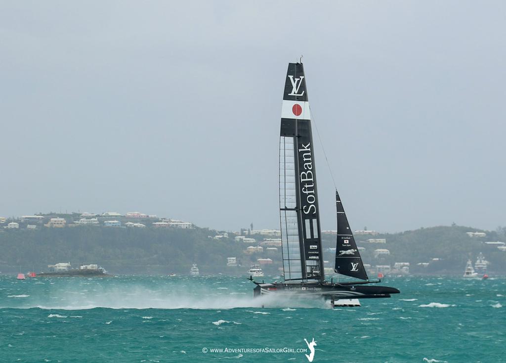 SoftBank Team Japan - America's Cup 2017 photo copyright www.AdventuresofaSailorGirl.com taken at  and featuring the  class