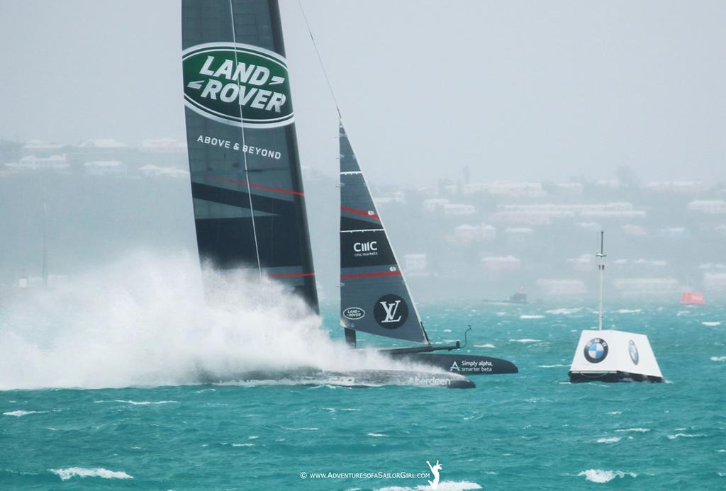 Land Rover BAR - America's Cup 2017 photo copyright www.AdventuresofaSailorGirl.com taken at  and featuring the  class