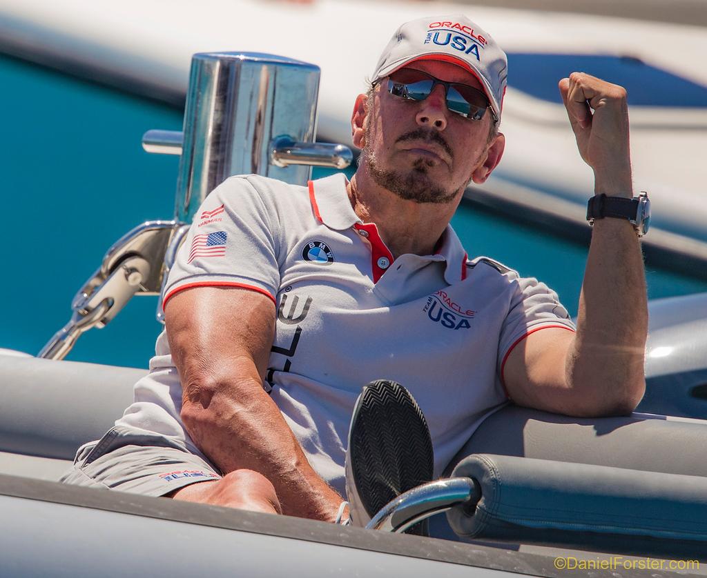 Larry Ellison<br />
Oracle  Team USA<br />
<br />
<br />
Day  4<br />
2017 35th America's Cup Bermuda  © Daniel Forster http://www.DanielForster.com