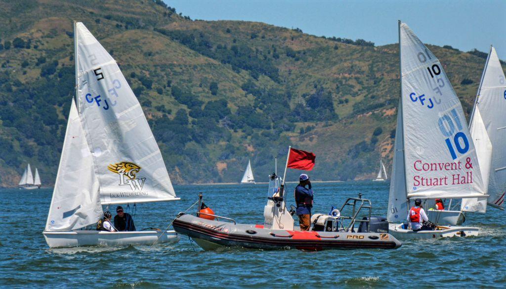 Sailing in San Francisco Bay from St Francis Yacht Club photo copyright Kimball Livingston / St Francis Yacht Club taken at  and featuring the  class
