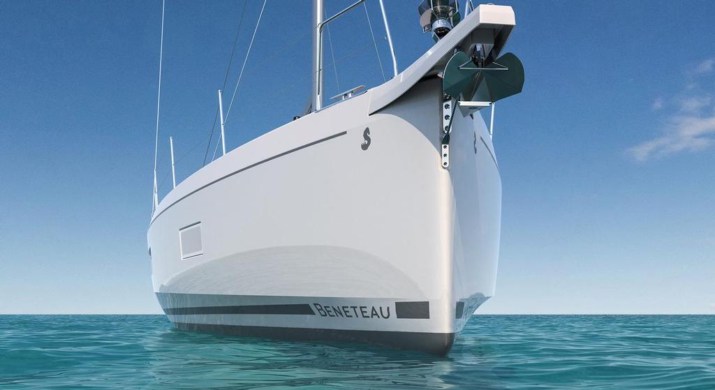 A fine entry indeed - Beneteau Oceanis 51.1 by Berret Racoupeau © Beneteau http://www.beneteau.com/