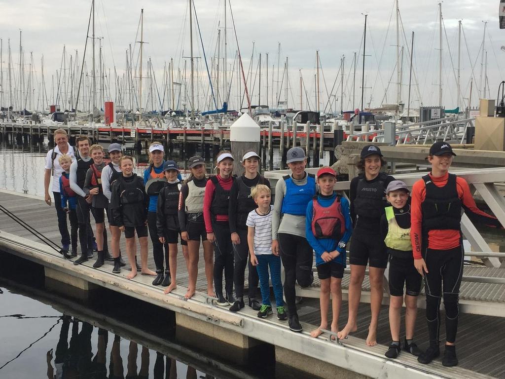 The Australian International Cadet Team heading to The Netherlands in August. - 51st Cadet World Championship 2017 photo copyright Harry Fisher taken at  and featuring the  class