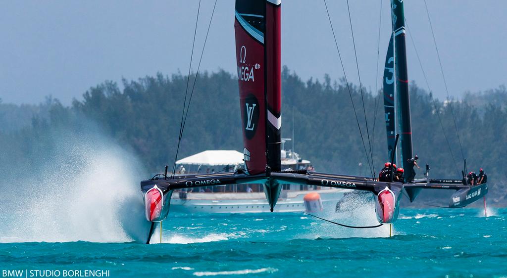 Louis Vuitton America's Cup Challenger Playoffs Semi-Finals Race Day 5 - Emirates Team New Zealand and Land Rover BAR ©  BMW | Studio Borlenghi-Gattini