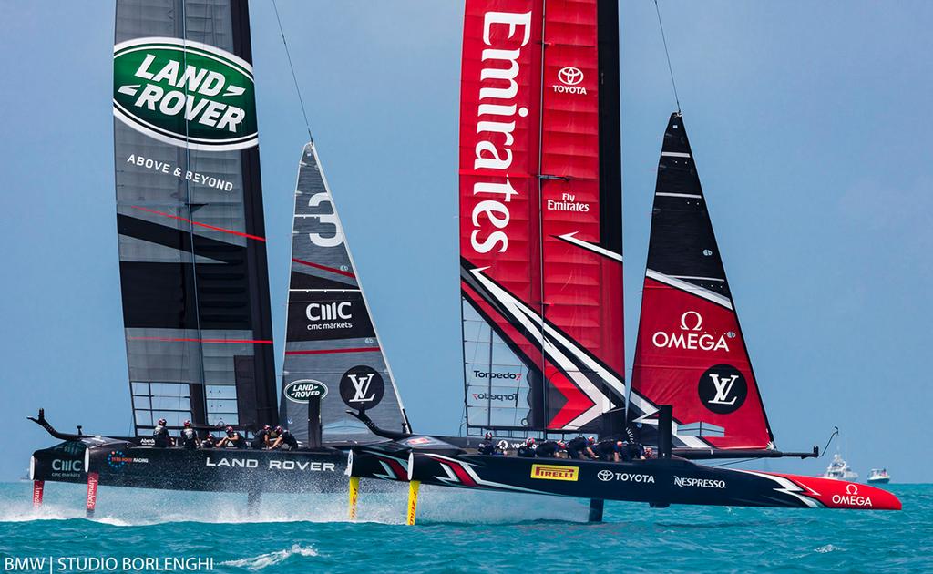 Louis Vuitton America's Cup Challenger Playoffs Semi-Finals Race Day 5 - Emirates Team New Zealand and Land Rover BAR ©  BMW | Studio Borlenghi-Gattini