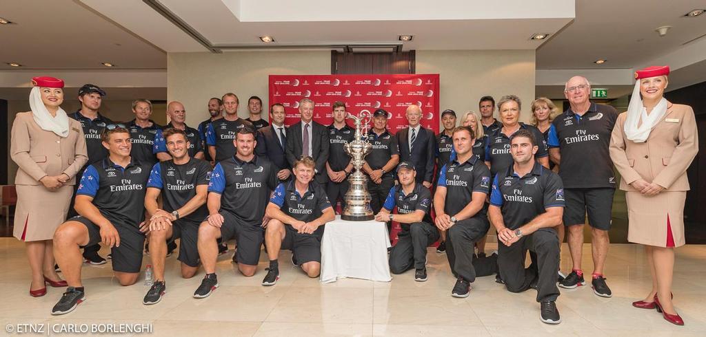 Emirates Team New Zealand in Dubai &copy; ETNZ/Carlo Borlenghi