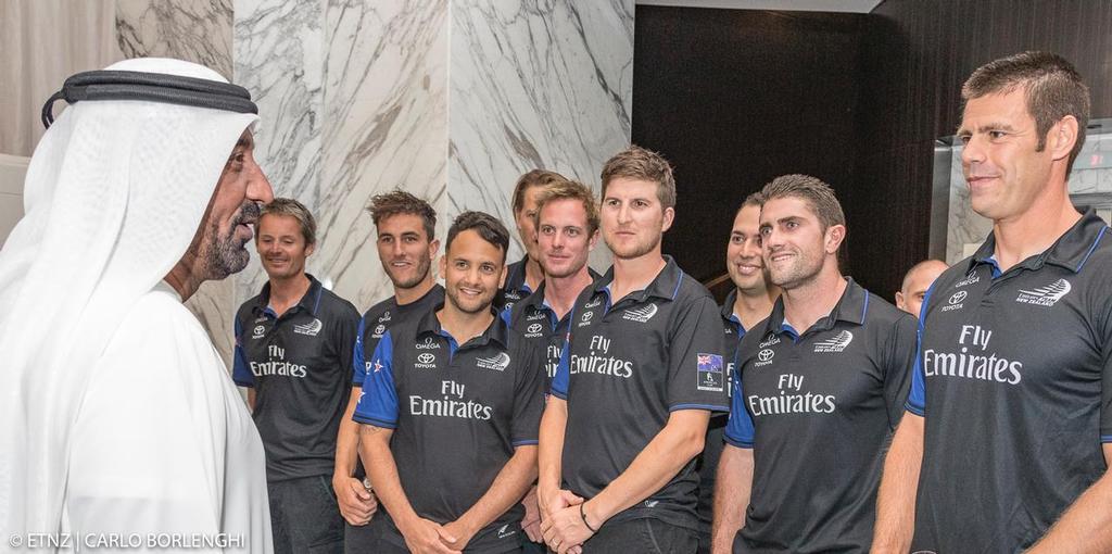Emirates Team New Zealand in Dubai &copy; ETNZ/Carlo Borlenghi