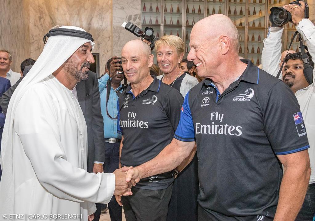 Emirates Team New Zealand in Dubai &copy; ETNZ/Carlo Borlenghi