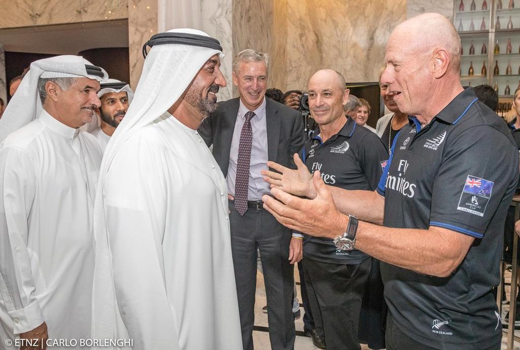Emirates Team New Zealand in Dubai &copy; ETNZ/Carlo Borlenghi