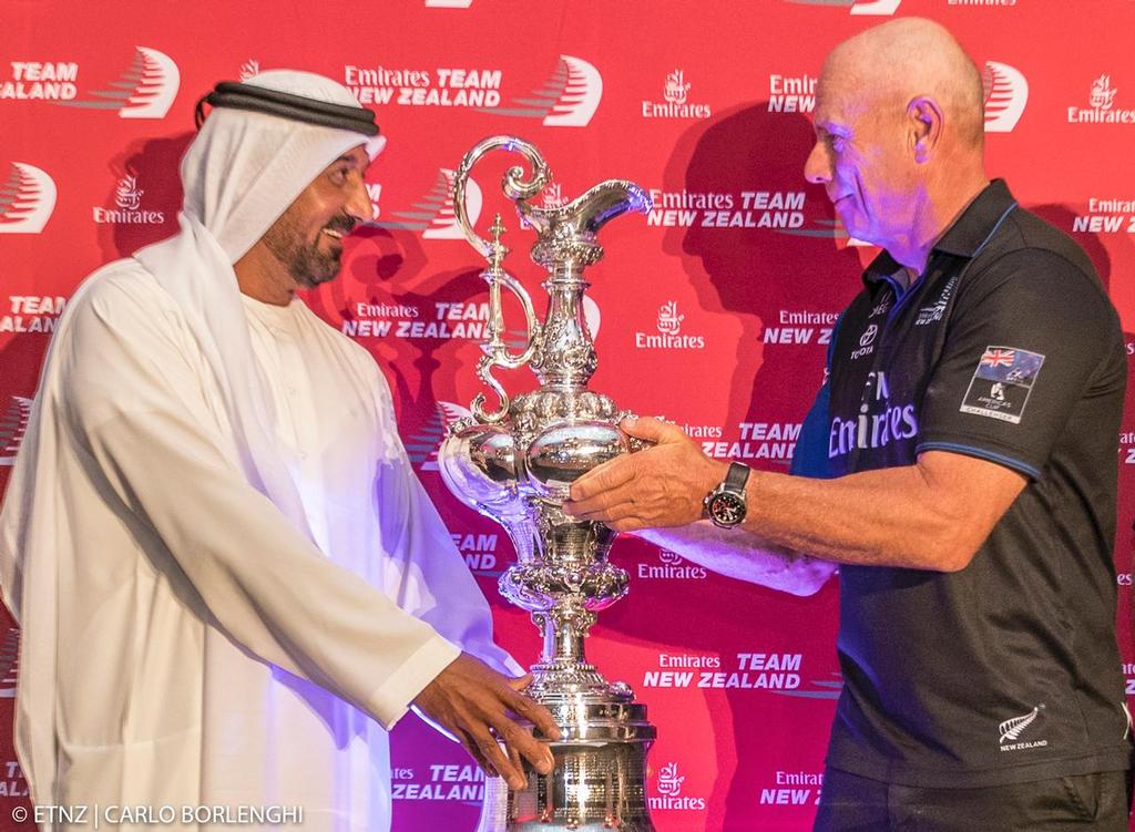 Emirates Team New Zealand in Dubai &copy; ETNZ/Carlo Borlenghi