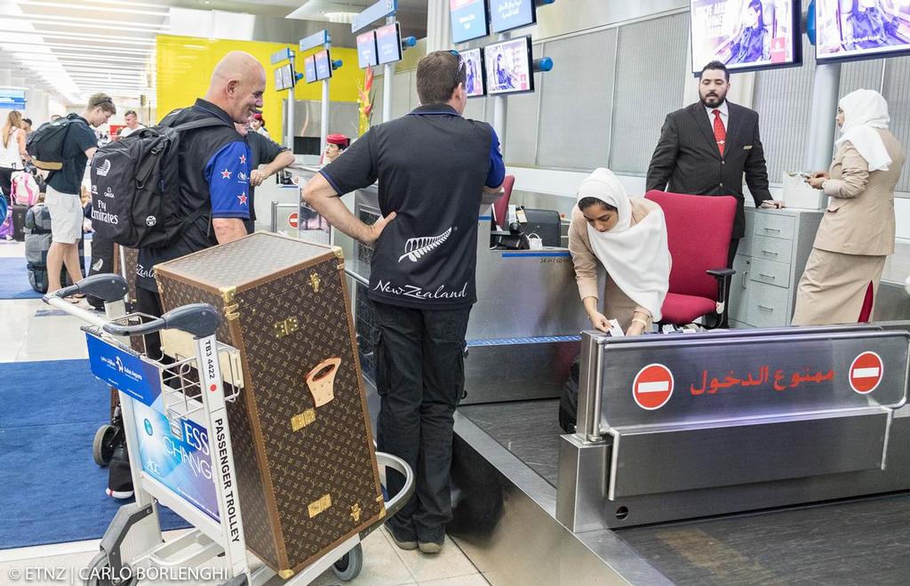 Emirates Team New Zealand fly to Auckland with the America's Cup - photo © ETNZ/Carlo Borlenghi