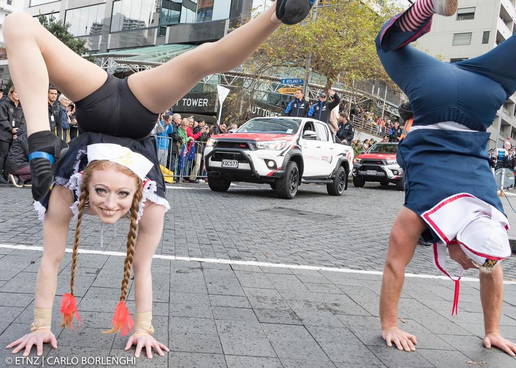 Emirates Team New Zealand Parade in Queen Street in Auckland © ETNZ/Carlo Borlenghi