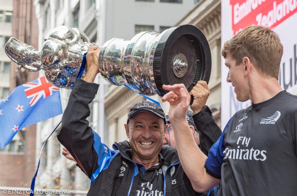 Emirates Team New Zealand Parade in Queen Street in Auckland © ETNZ/Carlo Borlenghi